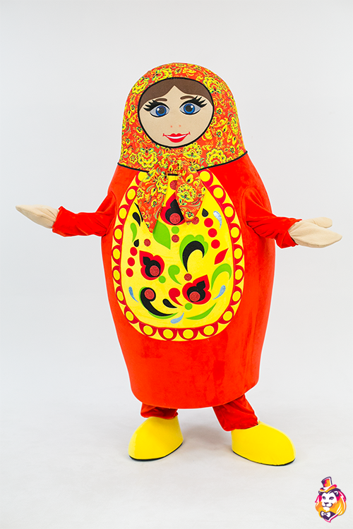 Ростовая кукла Матрешка Красная