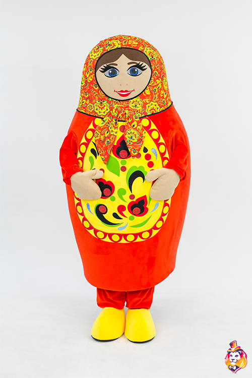 Ростовая кукла Матрешка Красная