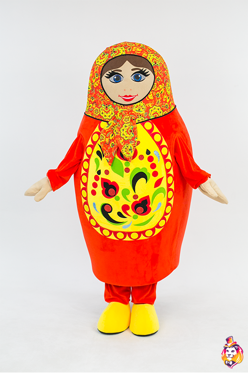 Ростовая кукла Матрешка Красная