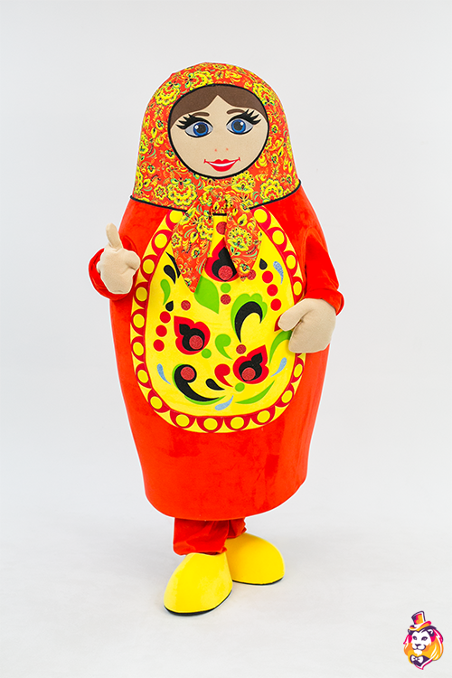Ростовая кукла Матрешка Красная