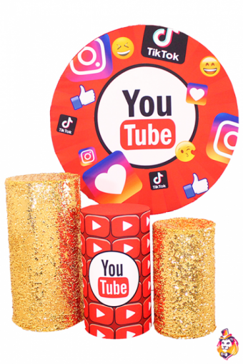 Фотозона в стиле YouTube