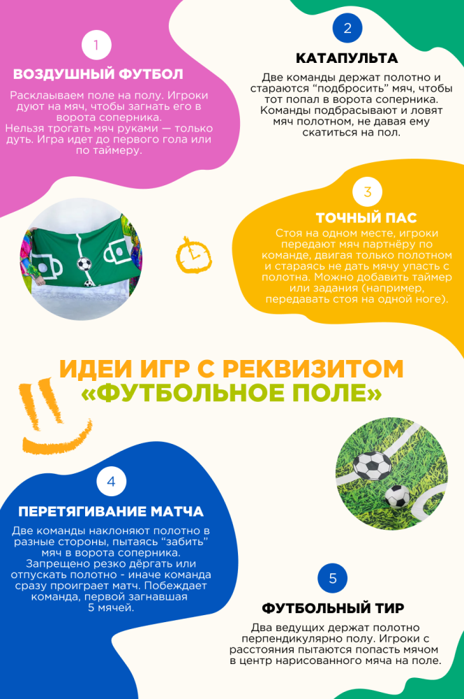 Игровой реквизит Футбольное поле