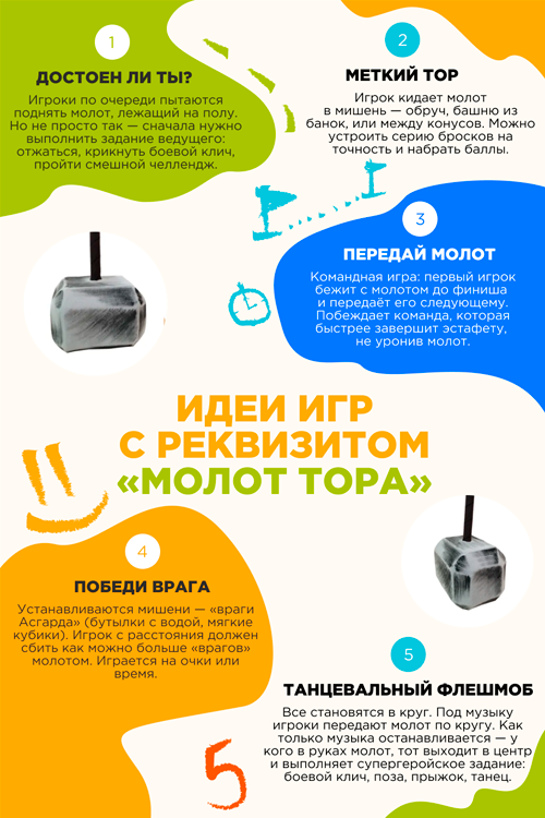 Игровой реквизит Молот Тора