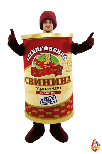 Ростовая кукла Банка Тушенки