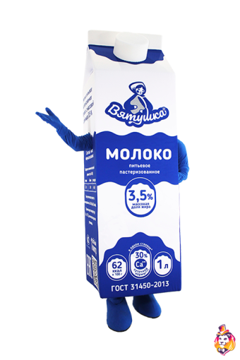 Ростовая кукла коробка молока