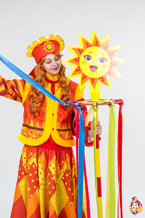 Игровой реквизит карусель на Масленицу 