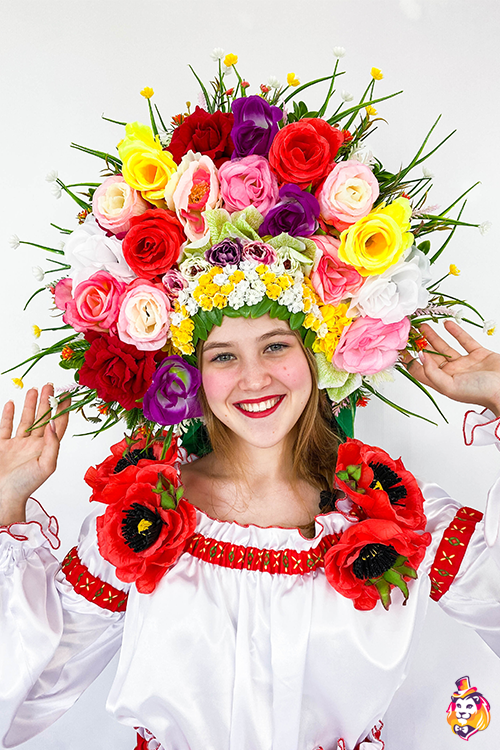 Головной убор Кокошник Лето