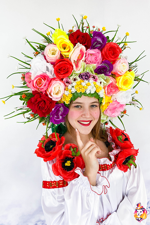 Головной убор Кокошник Лето