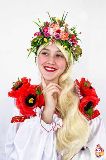 Головной убор Кокошник-ободок Весна