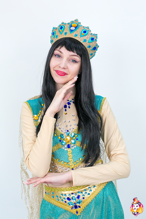 Парик длинный прямой черный