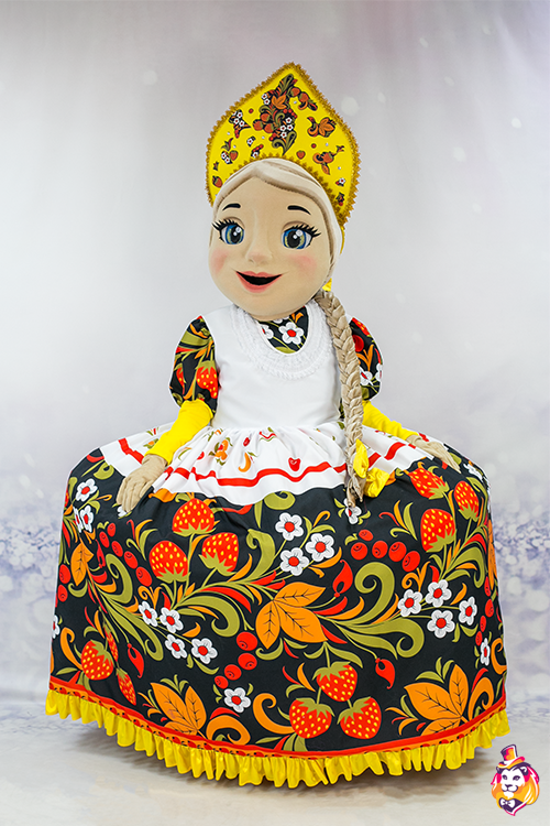Ростовая кукла Матрешка Хохлома