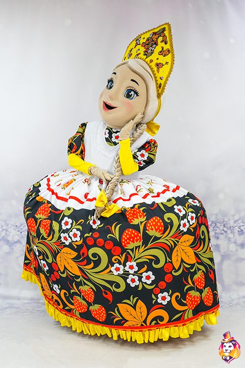 Ростовая кукла Матрешка Хохлома
