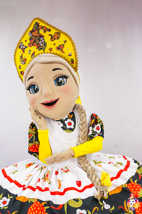 Ростовая кукла Матрешка Хохлома