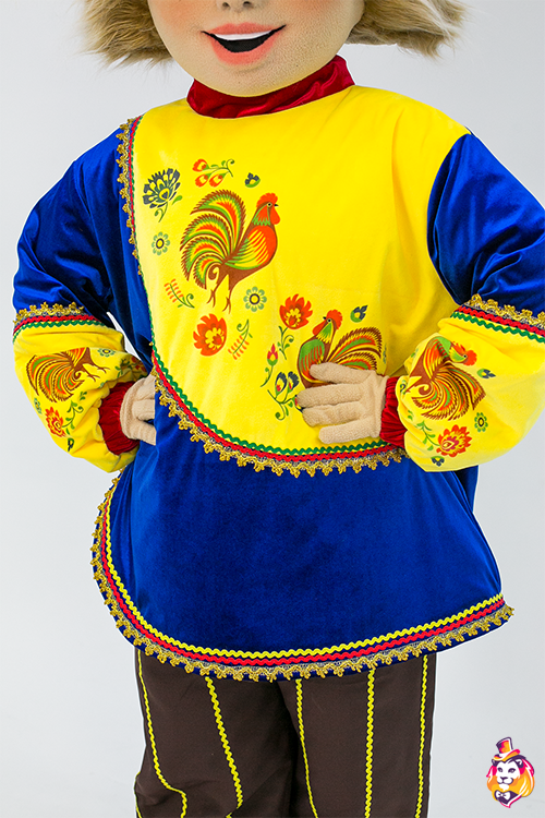 Ростовая кукла Скоморох Тимошка синий