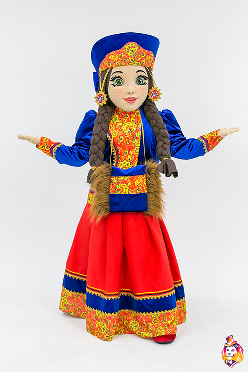 Ростовая кукла Девушка Любава в кокошнике