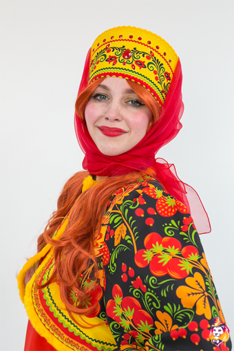 Головной убор Кокошник Хохлома