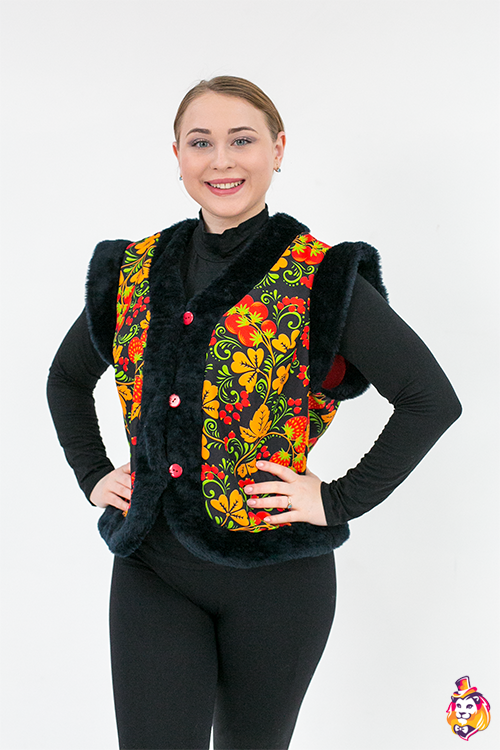 Жилетка Хохлома