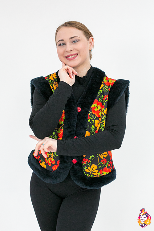 Жилетка Хохлома