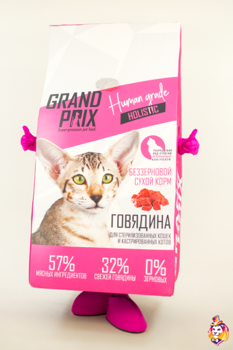 Ростовая кукла Упаковка корма