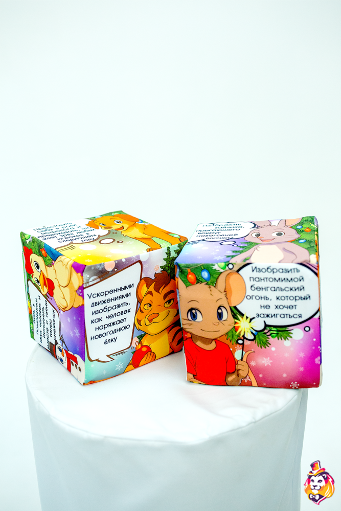 Игровой реквизит Мягкие кубики Восточный календарь