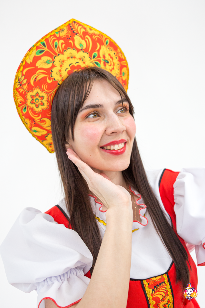 Карнавальный костюм Марфа красная